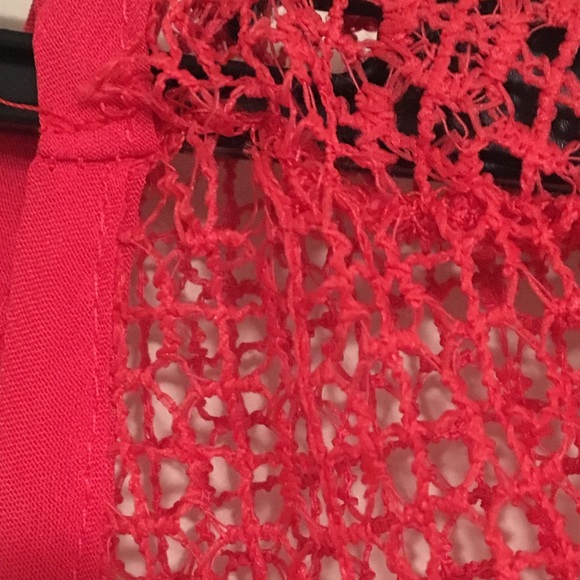 Red Crochet Tank - Picture 6 of 6